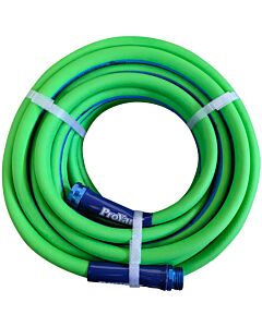 100' Hybrid Garden Hose – 5/8" – 200 PSI – Aluminum Couplings – Blue