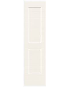18" Monroe 2-Panel Smooth Interior Door Slab – Primed White