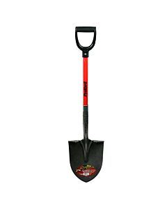 41 1/2" Round Point Shovel – Fibreglass D-Handle