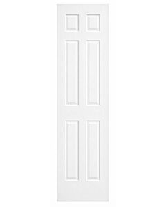 24" Colonial 6-Panel Textured Interior Door Slab – Primed White