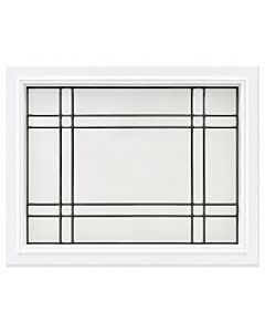 Novatech Crystal Decorative Door Glass Insert – 22" x 17"