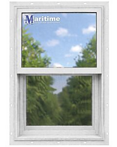 Maritime Door & Window 24" x 36" White Single Hung Window