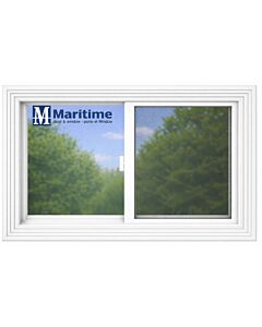 Maritime Door & Window 36" x 23" White Horizontal Slider Window