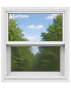 Maritime Door & Window 30" x 36" White Single Hung Window