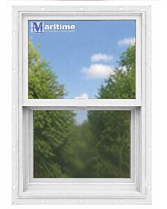 Maritime Door & Window 30" x 40" White Single Hung Window