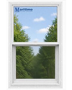 Maritime Door & Window 32" x 48" White Single Hung Window