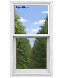 Maritime Door & Window 32" x 54" White Single Hung Window