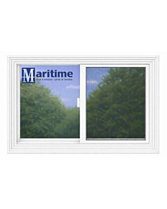 Maritime Door & Window 35" x 29" White Horizontal Slider Window