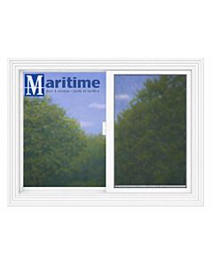 Maritime Door & Window 36" x 35" White Horizontal Slider Window
