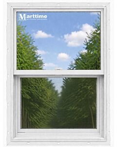 Maritime Door & Window 36" x 48" White Single Hung Window
