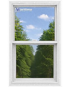 Maritime Door & Window 36" x 54" White Single Hung Window