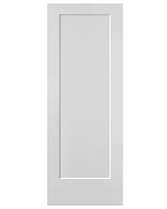 34" Madison 1-Panel Smooth Interior Door Slab – Primed White