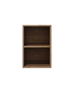 Presenza Eclipse 12" Natural Wood Wall-Mount Shelf Unit – Pre-Assembled