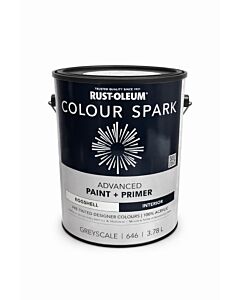 Rust-Oleum Colour Spark Interior Paint + Primer ï¿½ Greyscale (Eggshell) 3.78L