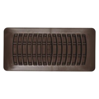 Floor Register Plastic 4" X 10" Brown