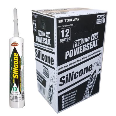 ProLine 103 General Purpose 100% Silicone Sealant 300ml Brown