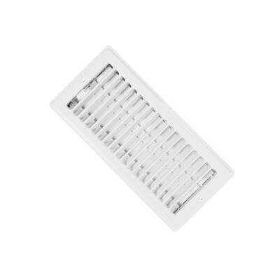 Floor Register Steel 4" X 10" White