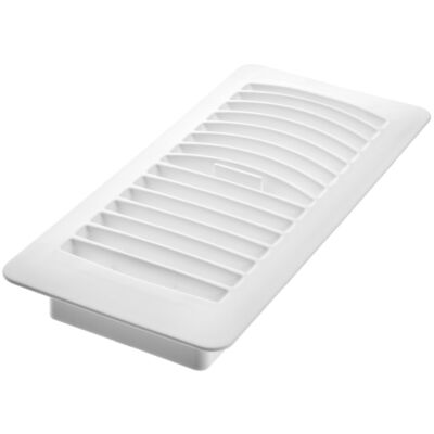 Floor Register Plastic 4" X 10" White