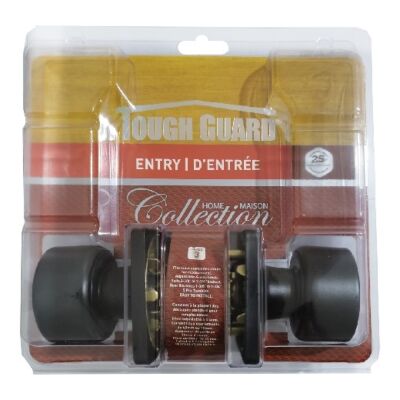 TG Entry Door Knob Cove Black
