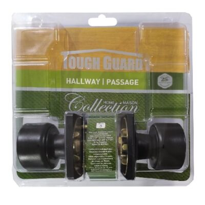 TG Passage Door Knob Cove Black