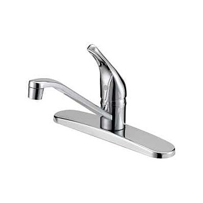 Kitchen Faucet 1 Handle Metal/Plastic Chrome Finish