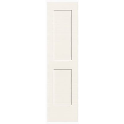 18" Victoria 2-Panel Smooth Interior Door Slab – Primed White
