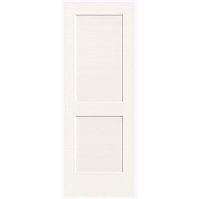 28" Monroe 2-Panel Smooth Interior Door Slab – Primed White