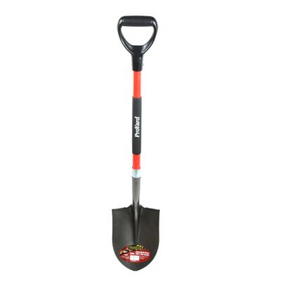 43" Round Point Spade Shovel – Fibreglass D-Handle