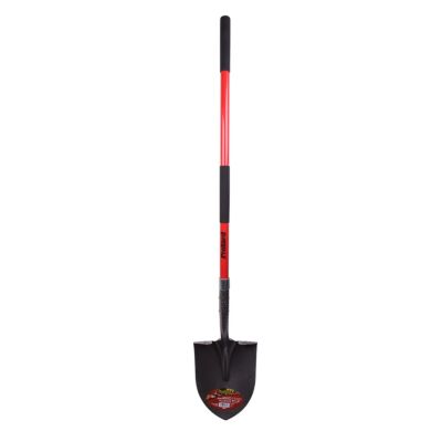 59" Round Mouth Pointed Shovel – Fibreglass L-Handle