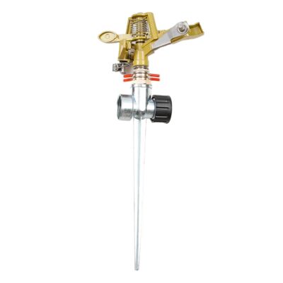 65' Stake Impulse Lawn Sprinkler – Zinc/Brass