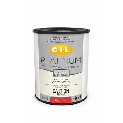 CIL Colour-Ready Interior Eggshell Paint Warm White 946ml
