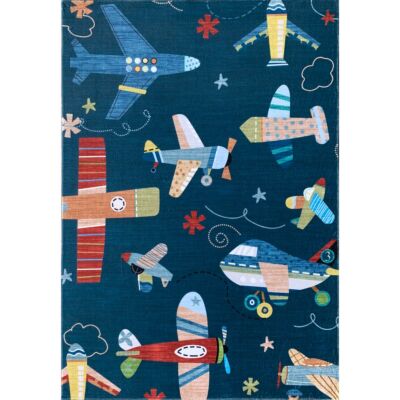 DAISY NAVY 1104 5X8 RUG