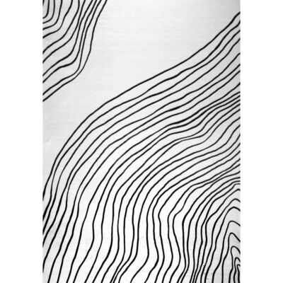 EUROPA BLACK 8955 5X8 RUG