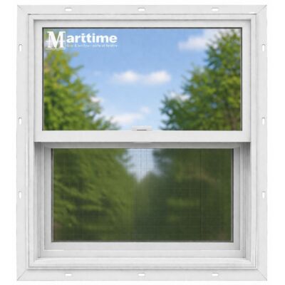 Maritime Door & Window 30" x 36" White Single Hung Window