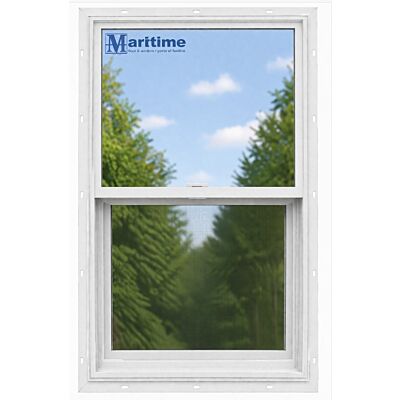 Maritime Door & Window 32" x 48" White Single Hung Window