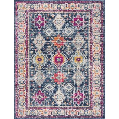SPLASH NAVY 2801 8X11 RUG