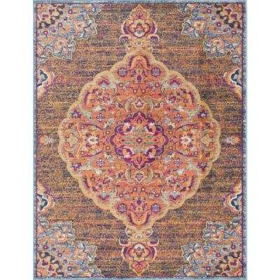 SPLASH RUST 2899 5X8 RUG